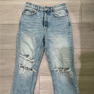 Ripped Zara jeans